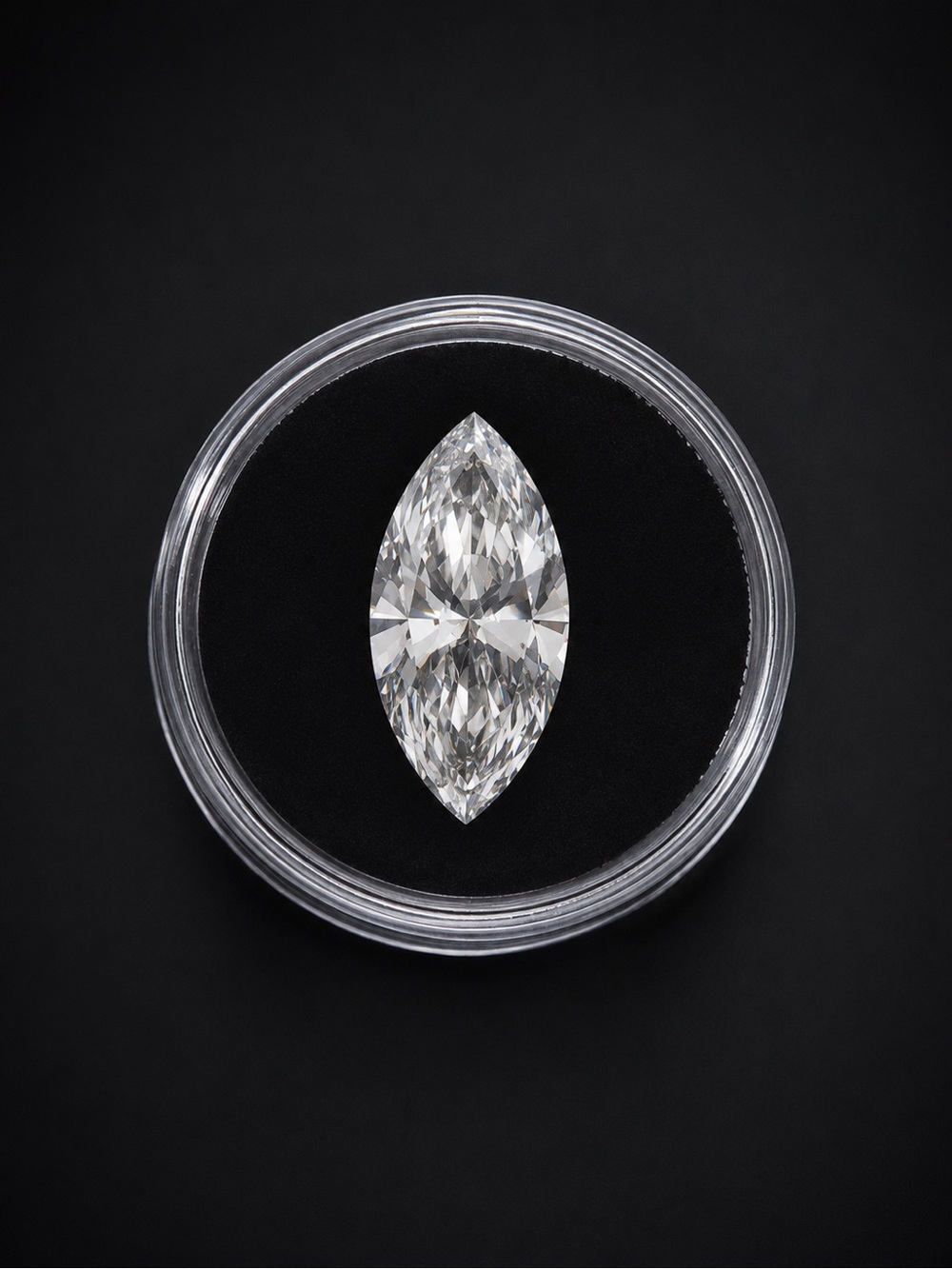 8.04 Carat IGI Certified Lab Grown Marquise Diamond